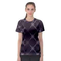 Abstract Seamless Pattern Women s Sport Mesh Tee