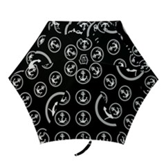 Anchor Pattern Mini Folding Umbrellas