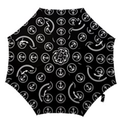 Anchor Pattern Hook Handle Umbrellas (medium) by Amaryn4rt