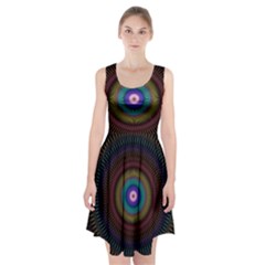 Artskop Kaleidoscope Pattern Ornamen Mantra Racerback Midi Dress by Amaryn4rt