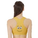 Smiling Face with Open Eyes Sports Bra with Border View2