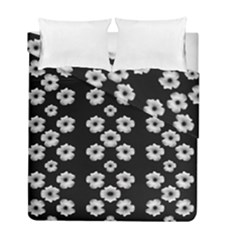 Dark Floral Duvet Cover Double Side (full/ Double Size) by dflcprints