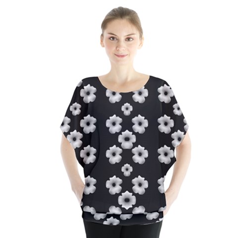 Dark Floral Blouse by dflcprintsclothing