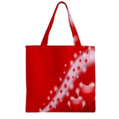 Background Banner Congratulation Zipper Grocery Tote Bag