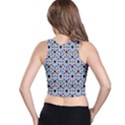 Background Pattern Geometric Racer Back Crop Top View2