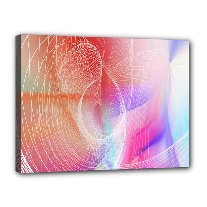 Background Nebulous Fog Rings Canvas 16  x 12 