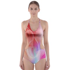 Background Nebulous Fog Rings Cut-out One Piece Swimsuit by Amaryn4rt