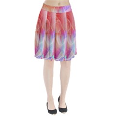 Background Nebulous Fog Rings Pleated Skirt