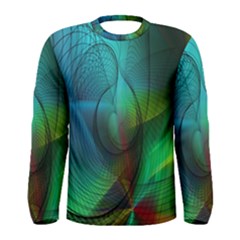 Background Nebulous Fog Rings Men s Long Sleeve Tee by Amaryn4rt