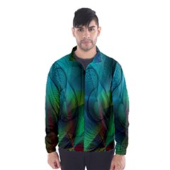 Background Nebulous Fog Rings Wind Breaker (men) by Amaryn4rt