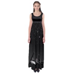 Frontline Midnight View Empire Waist Maxi Dress