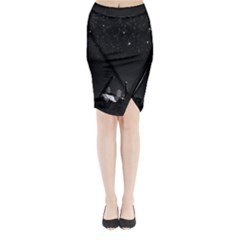 Frontline Midnight View Midi Wrap Pencil Skirt by FrontlineS