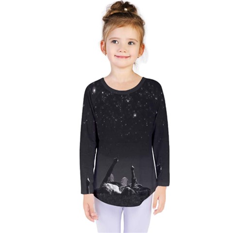 Frontline Midnight View Kids  Long Sleeve Tee by FrontlineS