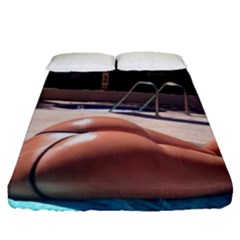 Very Appealing Image  Fitted Sheet (queen Size) by FrontlineS