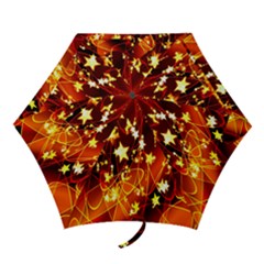 Background Pattern Lines Oval Mini Folding Umbrellas by Amaryn4rt