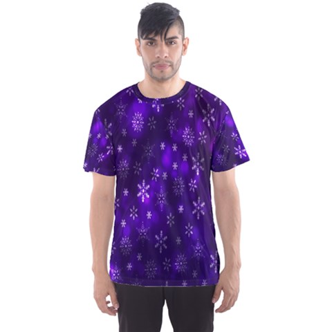 Bokeh Background Texture Stars Men s Sport Mesh Tee by Amaryn4rt