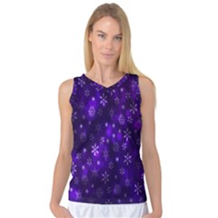 Bokeh Background Texture Stars Women s Basketball Tank Top by Amaryn4rt