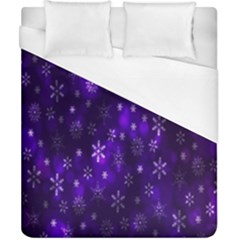 Bokeh Background Texture Stars Duvet Cover (california King Size) by Amaryn4rt