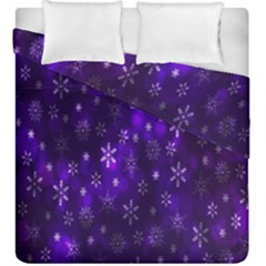 Bokeh Background Texture Stars Duvet Cover Double Side (king Size) by Amaryn4rt