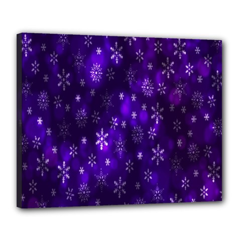 Bokeh Background Texture Stars Canvas 20  X 16 