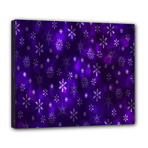 Bokeh Background Texture Stars Deluxe Canvas 24  X 20  