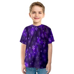 Bokeh Background Texture Stars Kids  Sport Mesh Tee