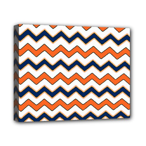 Chevron Party Pattern Stripes Canvas 10  X 8 