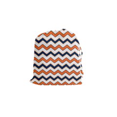 Chevron Party Pattern Stripes Drawstring Pouches (small) 