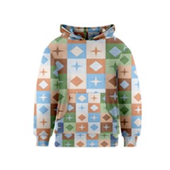 Fabric Textile Textures Cubes Kids  Pullover Hoodie