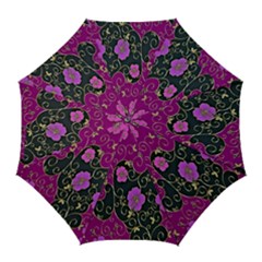 Floral Pattern Background Golf Umbrellas by Amaryn4rt