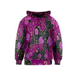 Floral Pattern Background Kids  Zipper Hoodie