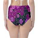 Floral Pattern Background High-Waist Bikini Bottoms View2