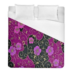 Floral Pattern Background Duvet Cover (full/ Double Size)