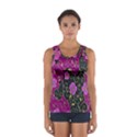 Floral Pattern Background Women s Sport Tank Top  View1