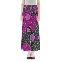 Floral Pattern Background Maxi Skirts