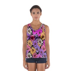 Floral Pattern Women s Sport Tank Top 