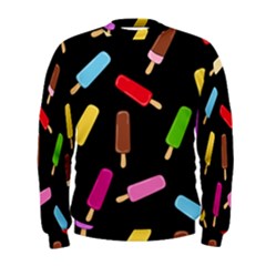 Decorative Ice Cream Pattern Men s Sweatshirt