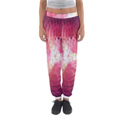 Fractal Red Sample Abstract Pattern Background Women s Jogger Sweatpants