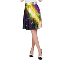 Galaxy Deep Space Space Universe Stars Nebula A-line Skirt by Amaryn4rt