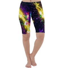 Galaxy Deep Space Space Universe Stars Nebula Cropped Leggings 