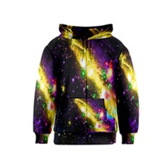 Galaxy Deep Space Space Universe Stars Nebula Kids  Zipper Hoodie by Amaryn4rt