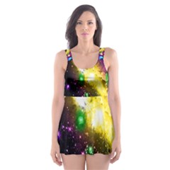 Galaxy Deep Space Space Universe Stars Nebula Skater Dress Swimsuit