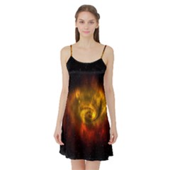 Galaxy Nebula Space Cosmos Universe Fantasy Satin Night Slip