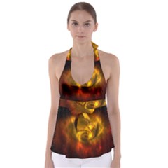 Galaxy Nebula Space Cosmos Universe Fantasy Babydoll Tankini Top