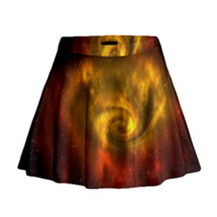 Galaxy Nebula Space Cosmos Universe Fantasy Mini Flare Skirt by Amaryn4rt