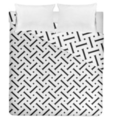 Geometric Pattern Duvet Cover Double Side (queen Size)