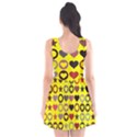 Heart Circle Star Seamless Pattern Scoop Neck Skater Dress View2