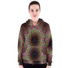 Julian Star Star Fun Green Violet Women s Zipper Hoodie