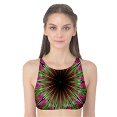 Julian Star Star Fun Green Violet Tank Bikini Top