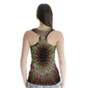 Julian Star Star Fun Green Violet Racer Back Sports Top View2